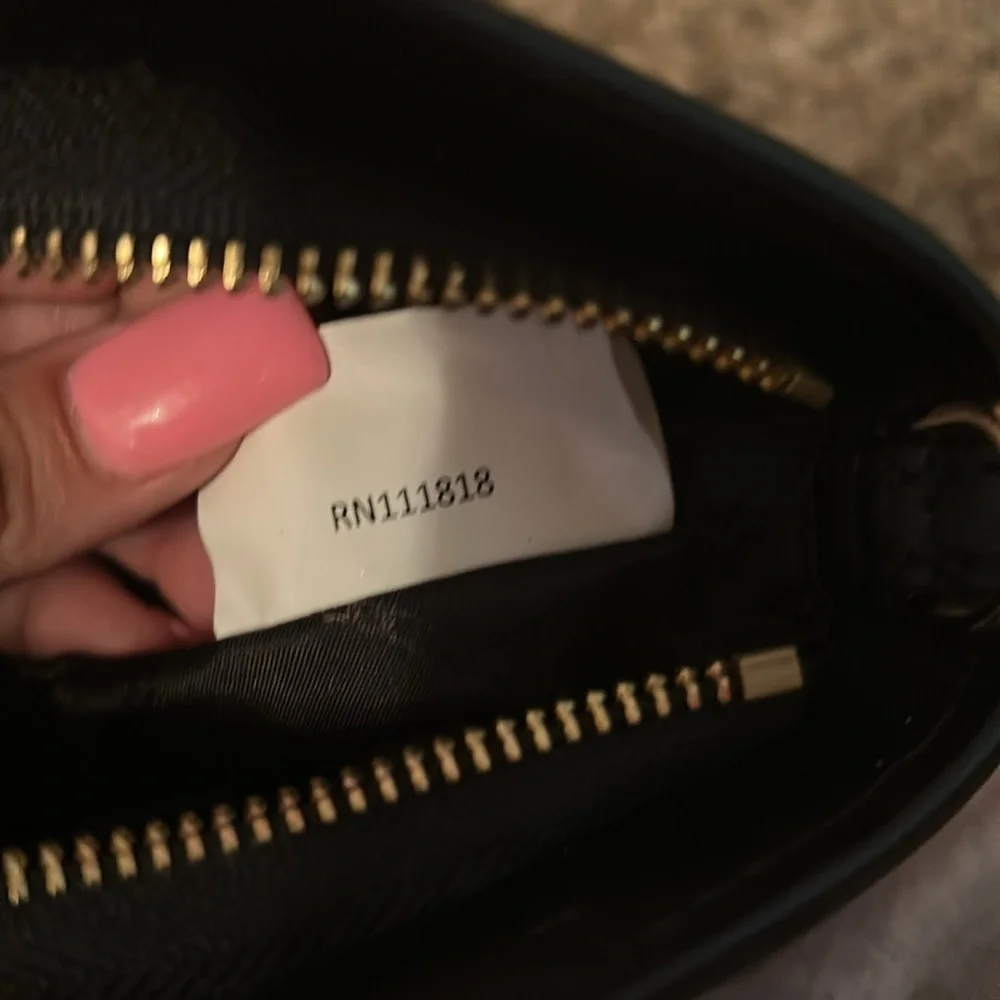 Michael Kors Black and Tan Tiger Print Women's Bag